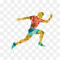 拼色运动项目矢量图-空若网 拼色运动项目矢量图-空若网