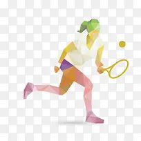 拼色运动项目矢量图-空若网 拼色运动项目矢量图-空若网