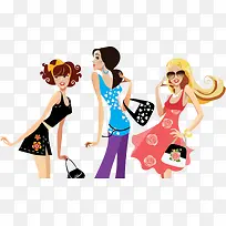 卡通时尚女性-空若网 卡通时尚女性-空若网