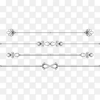 漂亮矢量创意分割线-空若网 漂亮矢量创意分割线-空若网