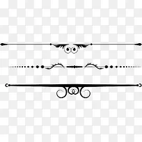 漂亮矢量创意分割线-空若网 漂亮矢量创意分割线-空若网