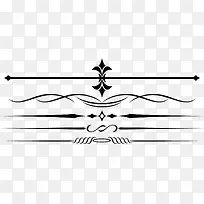 线条漂亮矢量创意分割线-空若网 线条漂亮矢量创意分割线-空若网