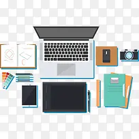 笔记本电脑办公桌面-空若网 笔记本电脑办公桌面-空若网