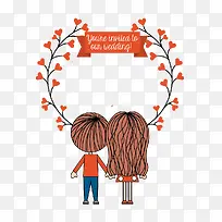 情侣背影素材-空若网 情侣背影素材-空若网