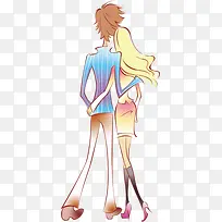 情侣背影-空若网 情侣背影-空若网