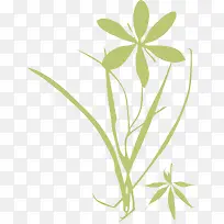 绿色花草花纹-空若网 绿色花草花纹-空若网