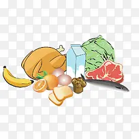 食物鸡肉水果蔬菜牛奶-空若网 食物鸡肉水果蔬菜牛奶-空若网