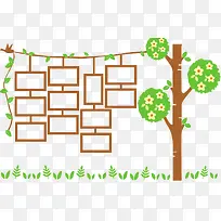 绿树和卡通挂牌-空若网 绿树和卡通挂牌-空若网
