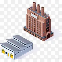 现代建筑插画设计-空若网 现代建筑插画设计-空若网