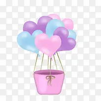 爱心热气球-空若网 爱心热气球-空若网