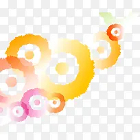 彩色圆圈底纹-空若网 彩色圆圈底纹-空若网