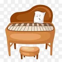 卡通钢琴图片-空若网 卡通钢琴图片-空若网