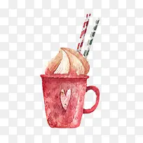 手绘圣诞雪糕-空若网 手绘圣诞雪糕-空若网