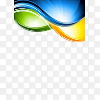 矢量多彩曲线-空若网 矢量多彩曲线-空若网