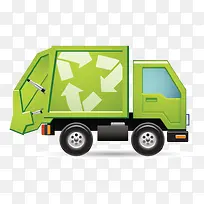 矢量垃圾车-空若网 矢量垃圾车-空若网