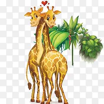 恩爱长颈鹿-空若网 恩爱长颈鹿-空若网