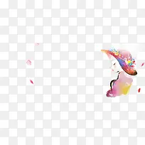 女生节插画图-空若网 女生节插画图-空若网