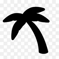 椰树图标-空若网 椰树图标-空若网