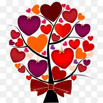创意爱心树-空若网 创意爱心树-空若网