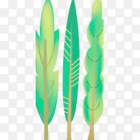 插画树叶素材-空若网 插画树叶素材-空若网