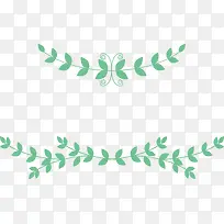 绿色树叶标题框-空若网 绿色树叶标题框-空若网