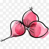 手绘蔬菜元素-空若网 手绘蔬菜元素-空若网