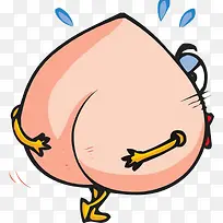可爱卡通桃子-空若网 可爱卡通桃子-空若网