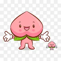 可爱卡通桃子-空若网 可爱卡通桃子-空若网