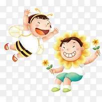 卡通可爱小人-空若网 卡通可爱小人-空若网