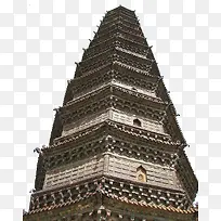 中国古城开封铁塔-空若网 中国古城开封铁塔-空若网