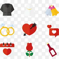 爱情图标-空若网 爱情图标-空若网