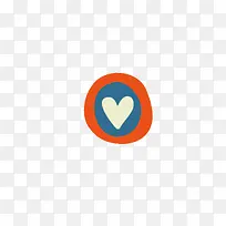 卡通爱心点缀-空若网 卡通爱心点缀-空若网