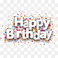生日快乐立体字-空若网 生日快乐立体字-空若网