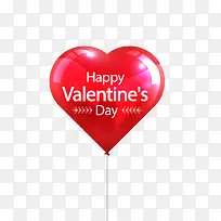 情人节红色爱心气球-空若网 情人节红色爱心气球-空若网