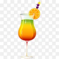 插着橙片的果汁-空若网 插着橙片的果汁-空若网