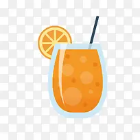 矢量卡通简洁扁平化果汁-空若网 矢量卡通简洁扁平化果汁-空若网