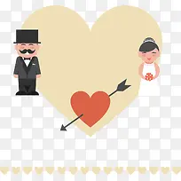矢量婚礼爱心照片-空若网 矢量婚礼爱心照片-空若网