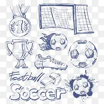 足球运动插画图片-空若网 足球运动插画图片-空若网