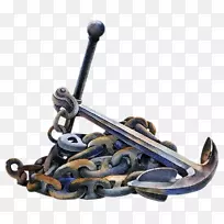 Alen on锚水彩画-锚-空若网 Alen on锚水彩画-锚-空若网