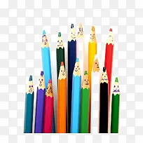 可爱的彩色铅笔-空若网 可爱的彩色铅笔-空若网