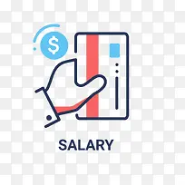 矢量卡通扁平化手握卡片-空若网 矢量卡通扁平化手握卡片-空若网