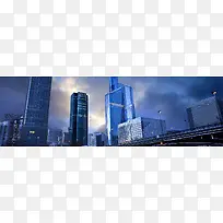 简约大气都市建筑大厦海报背景-空若网 简约大气都市建筑大厦海报背景-空若网