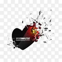 潮流爆裂爱心-空若网 潮流爆裂爱心-空若网