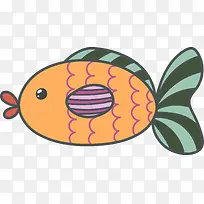 手绘卡通小鱼-空若网 手绘卡通小鱼-空若网