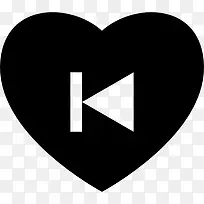 心播放按钮图标-空若网 心播放按钮图标-空若网