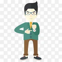 黑色头发的扁平化男人-空若网 黑色头发的扁平化男人-空若网