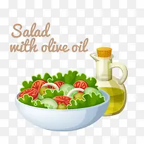 矢量沙拉素材-空若网 矢量沙拉素材-空若网