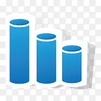 蓝色渐变柱形数据分析-空若网 蓝色渐变柱形数据分析-空若网