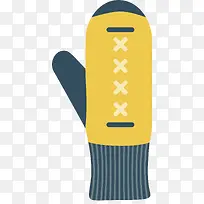 黄色冬日保暖手套-空若网 黄色冬日保暖手套-空若网