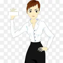 矢量商务美女-空若网 矢量商务美女-空若网